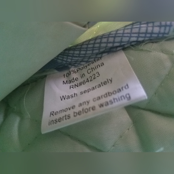 EUC Seashell Blue & Green Crossbody Bag - Picture 8 of 14